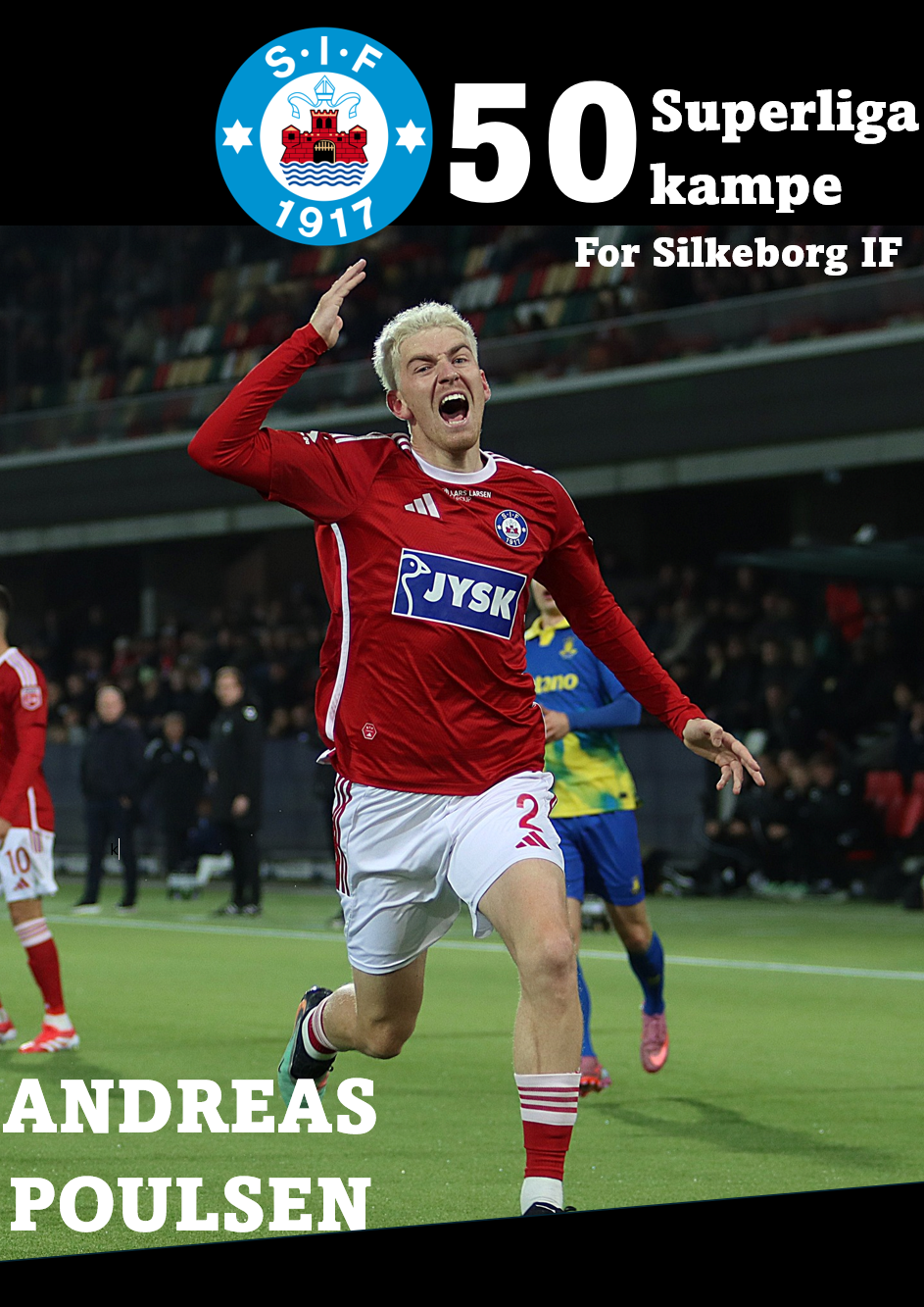 Andreas Poulsen 50 superliga kampe